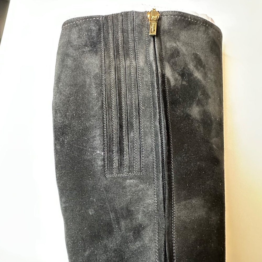 Salvatore Ferragamo Black Heeled Boots - Picture 8 of 16